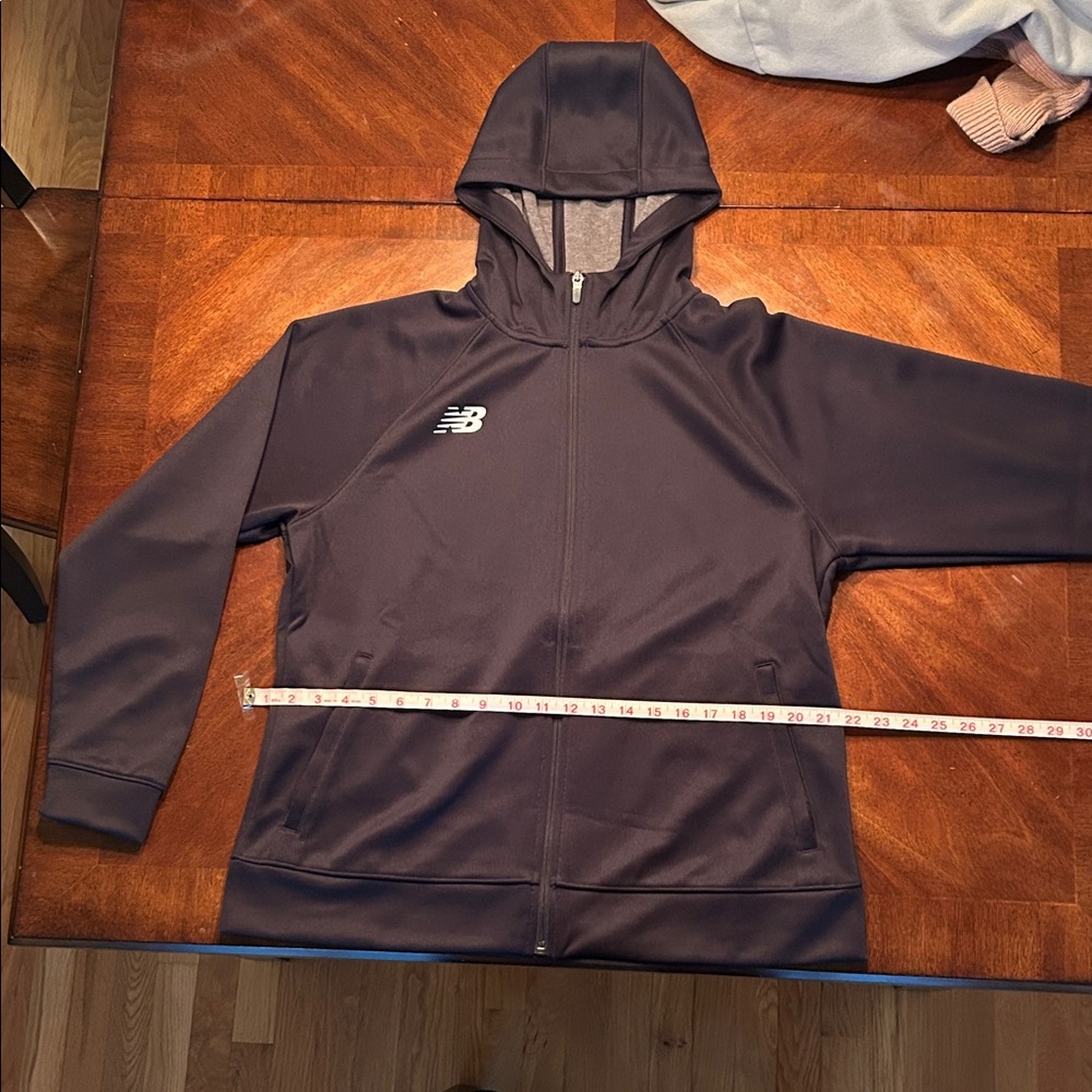 New Balance Black Full-Zip Hoodie